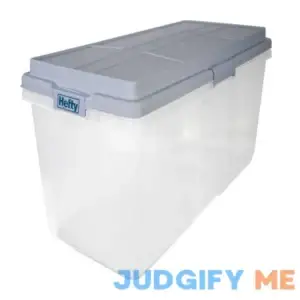 Hefty 113qt Hi-Rise Clear Storage Box