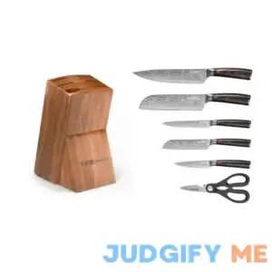 Yatoshi Knives Yatoshi Knife Block Set Pro Kitchen Knife Set Ultra Sharp High Carbon Stainless Steel Number of Pieces