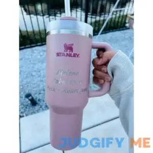 Personalized Engraving On Stanley Cup Quencher Tumbler 20oz 30oz 40oz Custom Text Name Laser Engraved