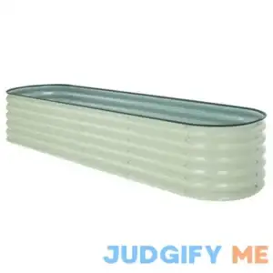 VEIKOUS 8 ft. x 2 ft. x Galvanized Raised Garden Bed 9-in-1 Planter Box Outdoor