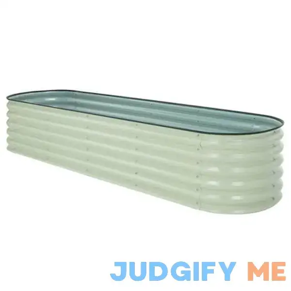 VEIKOUS 8 ft. x 2 ft. x Galvanized Raised Garden Bed 9-in-1 Planter Box Outdoor VEIKOUS 8 ft. x 2 ft. x Galvanized Raised Garden Bed 9-in-1 Planter Box Outdoor