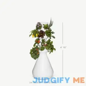 Lettuce Grow Farmstand Hydroponic Garden Tower Indoor & Outdoor Produce Home Growing Kit for Lettuce