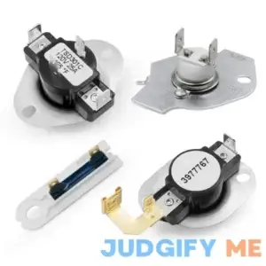 MYTWO 3977393 & 3392519 Dryer Thermal Fuse & 3977767 Dryer High Limit Thermostat & 3387134 Dryer Cycling Thermostat