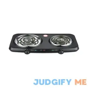 Mainstays Double Burner 120v~ 1800w Portable Easy to Cook