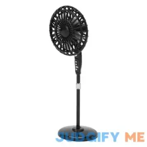 Doll House Pedestal Fan Retro Style Dollhouse Stand Fan 1:12 Scale Easy Assembly for Decor