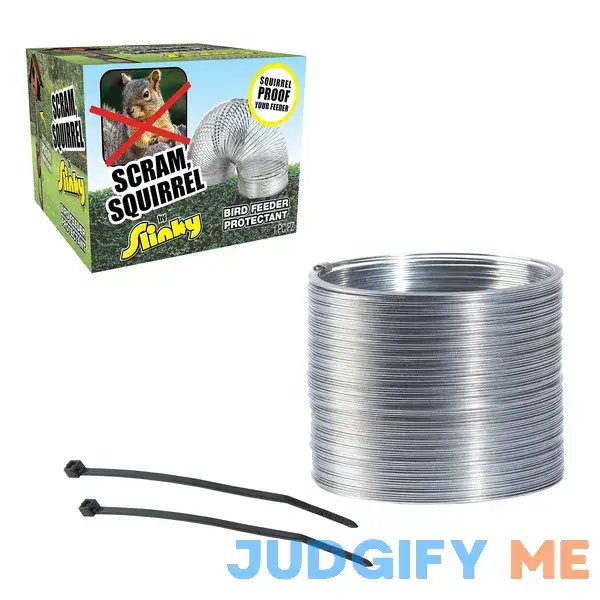 Scram Squirrel by Slinky Bird Feeder Protectant Scram Squirrel by Slinky Bird Feeder Protectant