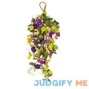 Worth Imports 24" Mixed Teardrop with Pansy