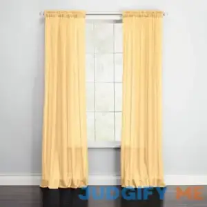 BH Studio Sheer Voile Rod-Pocket Panel Pair by BH Studio