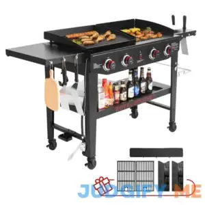 Royal Gourmet 4-Burner Gas Grill and Griddle Combo