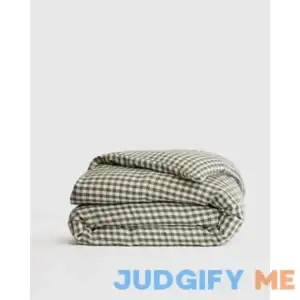 QUINCE European Linen Gingham Set