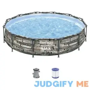 Bestway 56817E 12' x 30" Steel Pro Max Round Above Ground Swimming Pool w/ Pump