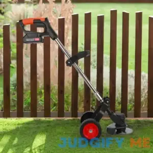 Cordless Electric Weed Eater & Grass Trimmer | Battery Operated Metal Blade