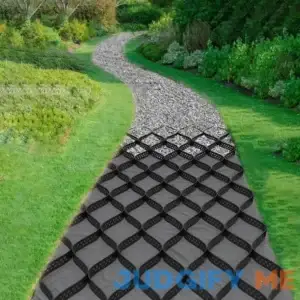 MIWOOYY 2" Thick Gravel Ground Grid 33ft Geo Grid Driveway Stabilization Grids