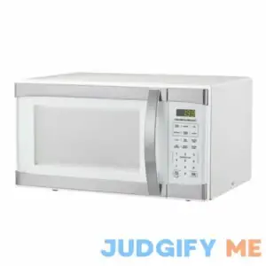 Hamilton Beach 1.1 Cu.ft White with Stainless Steel Digital Microwave Oven