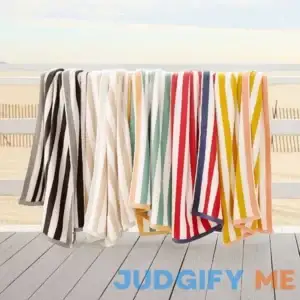 West Elm Biarritz Striped Beach Towel