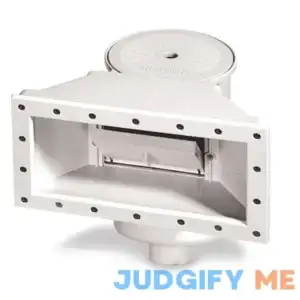 Hydrotools Wide Mouth Thru-Wall Above Ground Pool Skimmer ABS