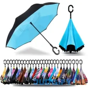 Siepasa Spar. Saa Double Layer Inverted Umbrella with C-shaped Handle