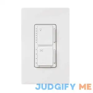Lutron Maestro Dimmer & Fan Control Switch White