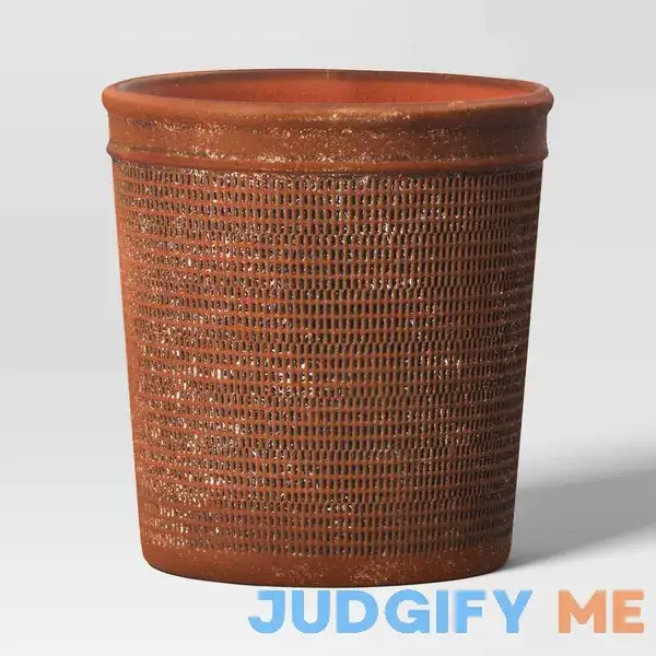 Threshold Weathered Texture Ceramic Indoor Outdoor Novelty Planter 1 Planter Pot Brown Threshold Weathered Texture Ceramic Indoor Outdoor Novelty Planter 1 Planter Pot Brown