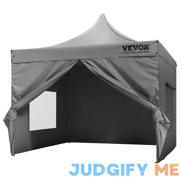 VEVOR 10x10 ft Pop up Canopy with Removable Sidewalls VEVOR 10x10 ft Pop up Canopy with Removable Sidewalls