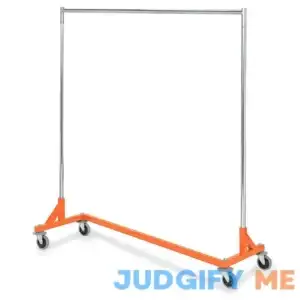 Uline Garment Racks Rolling Z Rack