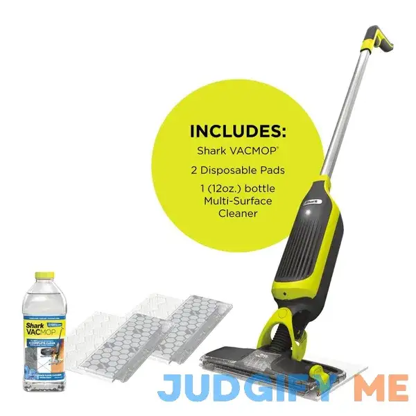 Shark VACMOP Cordless Hard Floor Vacuum Mop With Disposable VACMOP Pad Shark VACMOP Cordless Hard Floor Vacuum Mop With Disposable VACMOP Pad