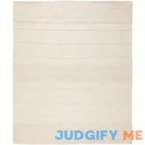 Brookneal Striped Hand-Woven Flatweave Wool/Cotton Natural Area Rug Beachcrest Home Rug