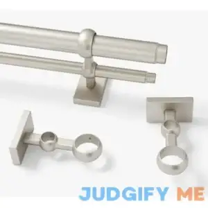 Pottery Barn Curtain Double Rod & Wall Bracket