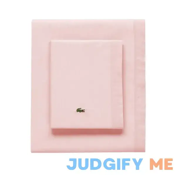 Lacoste 100% Cotton Percale Sheet Set Lacoste 100% Cotton Percale Sheet Set