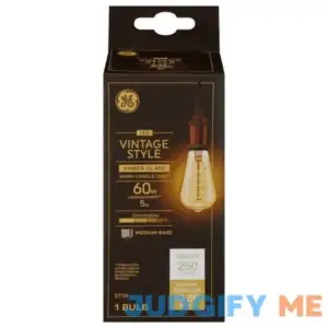 GE Vintage Style LED Light Bulb 60 Watt