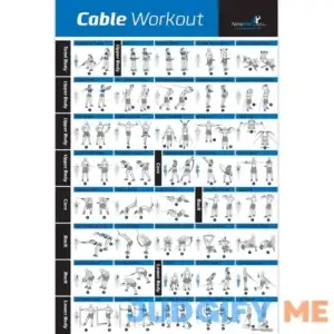 NewMe Fitness Fitness Workout Posters for Home Gym Exercise Posters for Full Body Workout