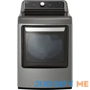 LG 7.3 Cu. Ft. Electric Dryer Ultra Large Capacity Smart Wi-fi-Enabled Rear Control