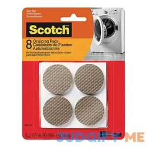 Scotch 1 1/2" Brown Round Gripping Pads