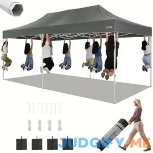 10x20ft Outdoor Pop Up Canopy Heavy Duty