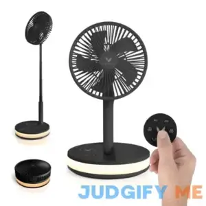 VENTY Portable Fan Wireless Battery Operated Fan 48HR Run Time 16000MAH Oscillating Rechargeable Fan