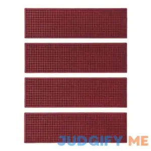 L.L.Bean Everyspace Recycled Waterhog Mat Stair Treads Set of Four