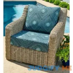 Better Homes & Gardens Blue Medallion Outdoor 2 Piece Deep Seat Cushion Set
