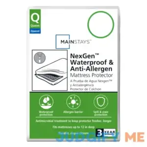 Mainstays NexGen Waterproof Anti-Allergen Zippered Mattress Protector