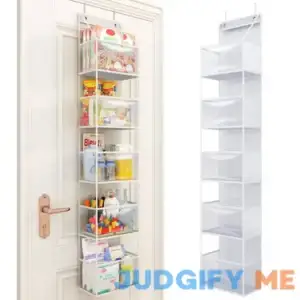 Fixwal 5-Shelf Over The Door Hanging Pantry Organizer