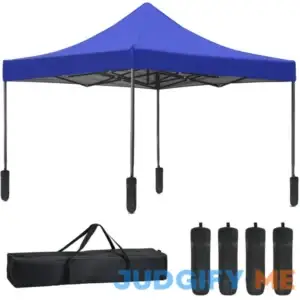 10x10 Pop Up Canopy Waterproof Pop Up Canopy Adjustable Canopy Tent Outdoor Canopy with Backpack and Bag Dressed Legs