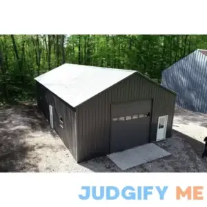 Delivered and Installed Wolverine Vertical Steel Garage 30x50 from big buildings direct the metal building specialist