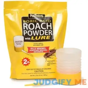 Harris Boric Acid Roach and Silverfish Killer Powder w/Lure