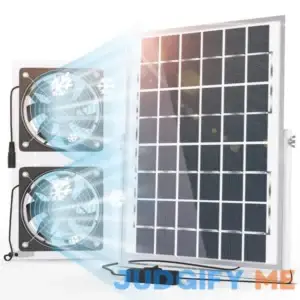 SOLPERK Solar Fan for Greenhouse 10W Solar Powered Fan for Chicken Coop