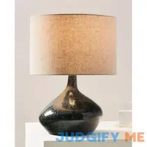 West Elm Asymmetric Ceramic Table Lamp