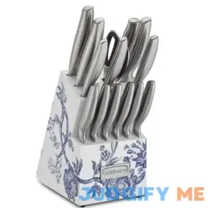 Cuisinart Caskata 15 Piece German Stainless Steel Cutlery Block Set