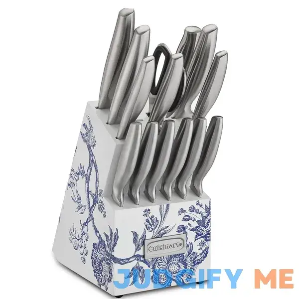 Cuisinart Caskata 15 Piece German Stainless Steel Cutlery Block Set Cuisinart Caskata 15 Piece German Stainless Steel Cutlery Block Set