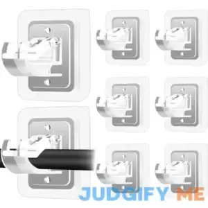 Codoule 8PCS No Drill Curtain Rod Brackets No Drilling Self Adhesive Curtain Rod Holder Hooks Nail Free Adjustable Curtain Rod Hooks Curtain Hangers