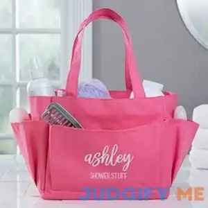 Personalized College Shower Caddy - Scripty Name