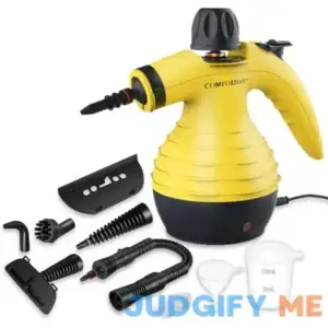 Handheld Pressurized Steam Cleaner with 9-Piece Accessories