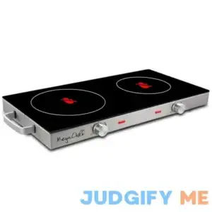 MegaChef Ceramic Infrared Double Cooktop